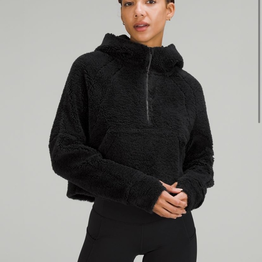 Lululemon Scuba Oversized Half-Zip Fleece Hoodie